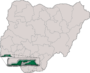 Map Lagos